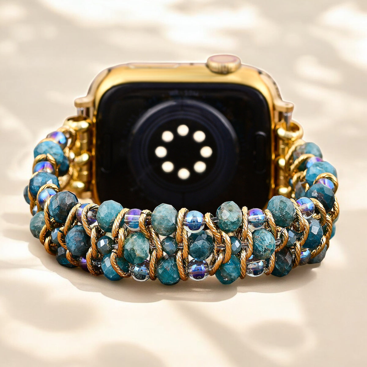 Crystal Shores Braided Stretch Apple Watch Strap