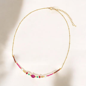 Ruby Jade Harmony Necklace