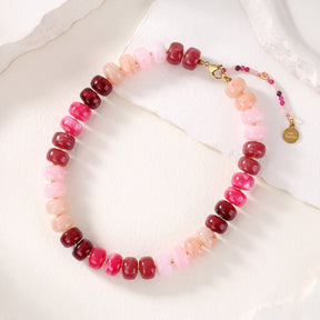 Chunky Rose Berry Necklace
