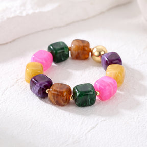 Golden Tropics Mixed Chunky Bracelet
