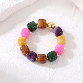 Golden Tropics Mixed Chunky Bracelet
