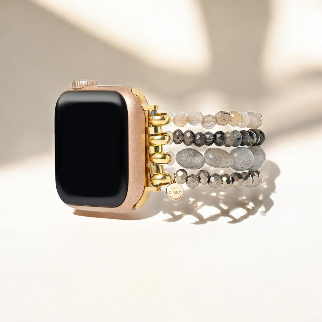 Labradorite Agate Fusion Apple Watch Strap