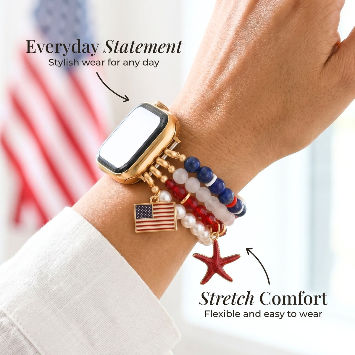 American Dream Stretch Apple Watch Strap