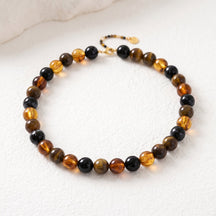 Chunky Red Beaded Necklace