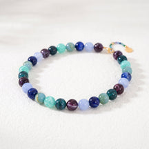 Chunky Purple Beaded Necklace