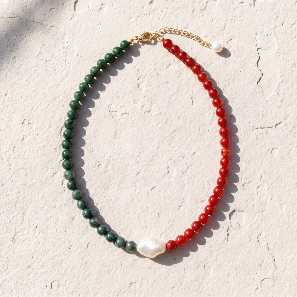 Italy Amalfi Pearl Beaded Necklace