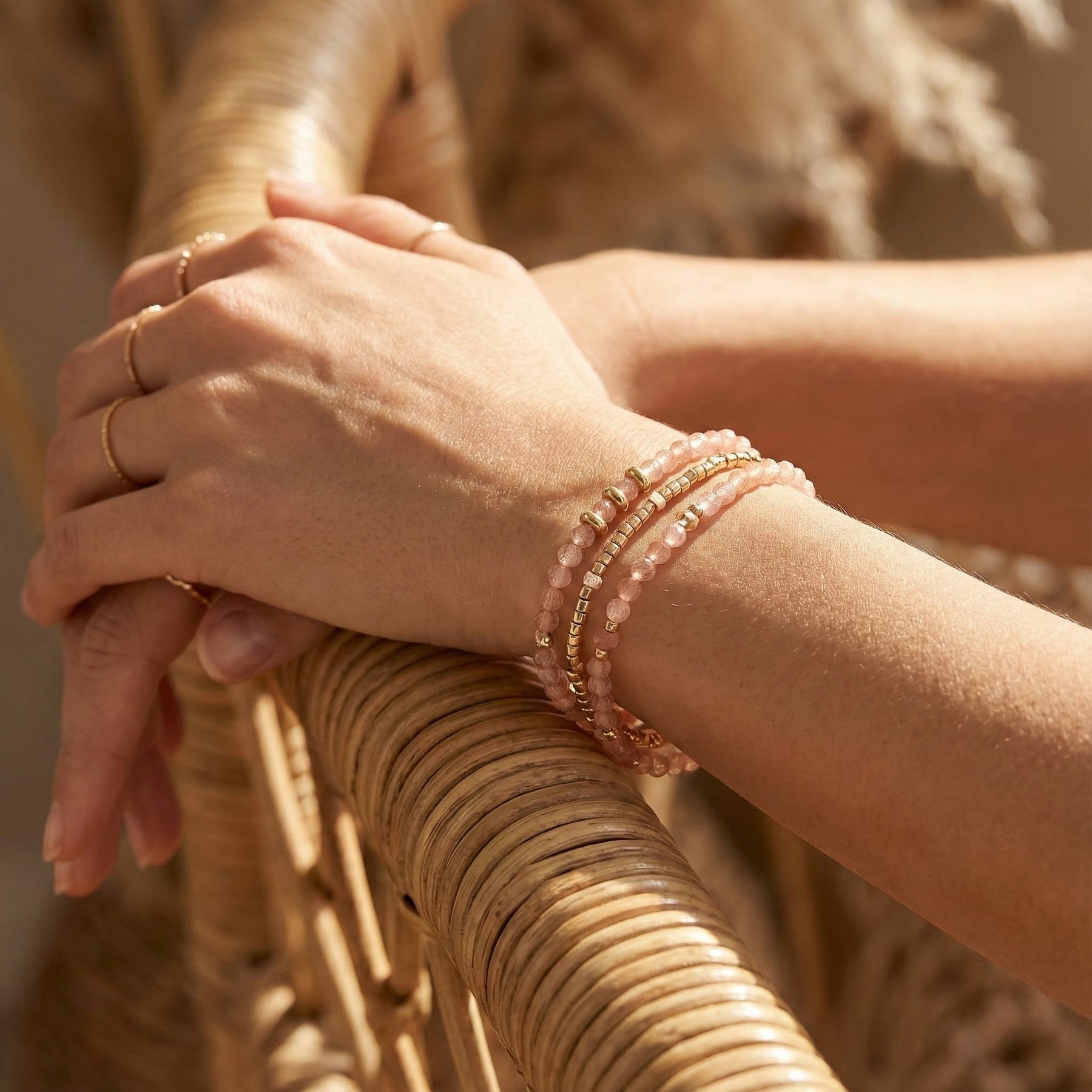 Sunset Blush Multi-Style Bracelet/Necklace