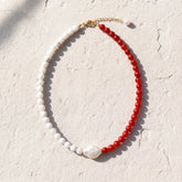 Japan Sakura Pearl Beaded Necklace