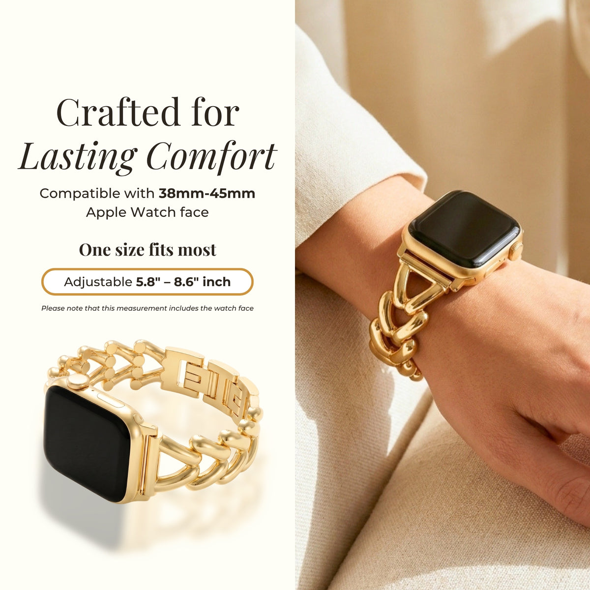 Golden Braid Luxury Apple Watch Strap