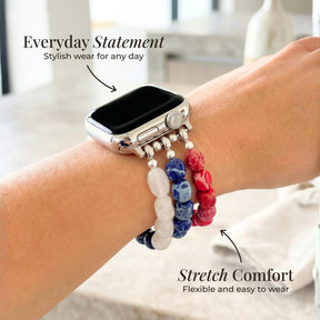 Independence Flame Stretch Apple Watch Strap