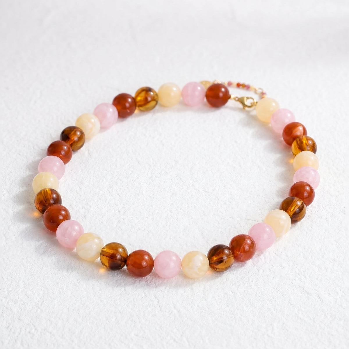 Chunky Rainbow Beaded Necklace