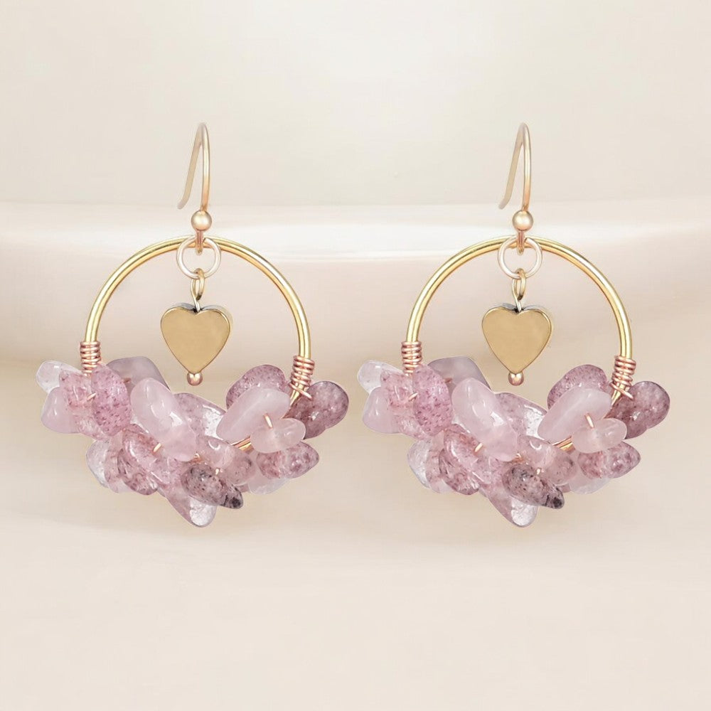 Valentine's Love Stones Earrings