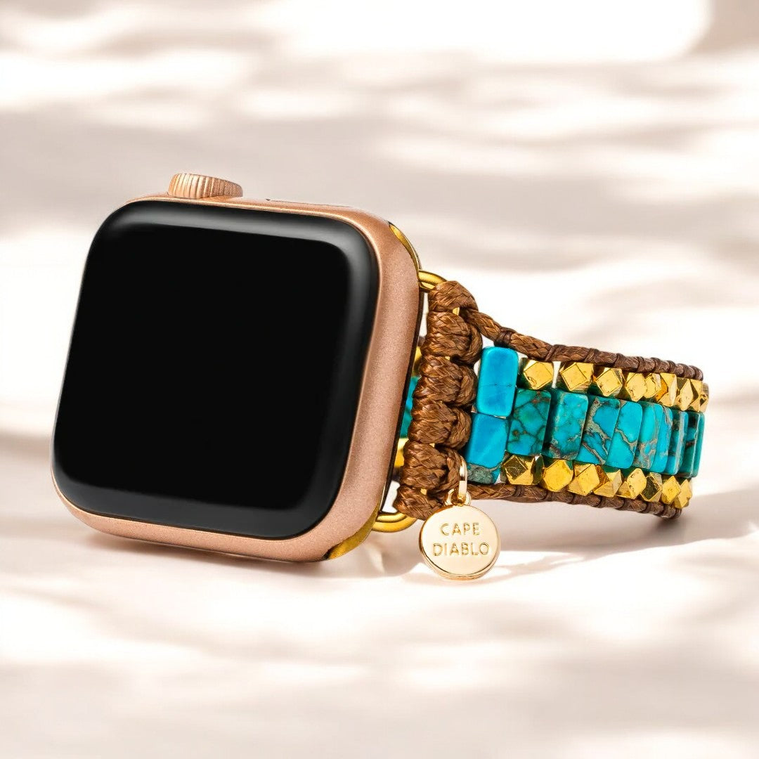 Bold Turquoise Apple Watch Strap