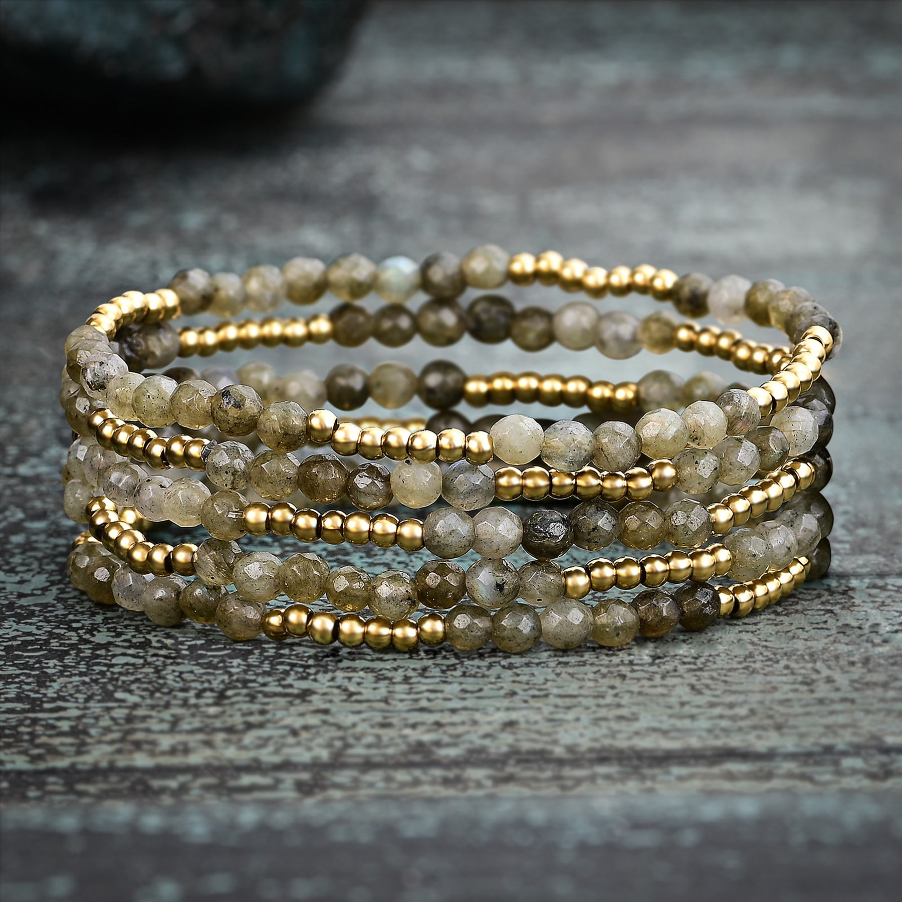 Labradorite Magic Bracelet Set