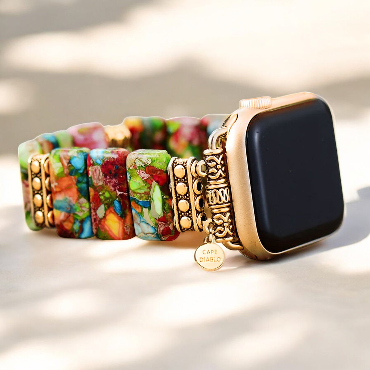 Chic Flower Stretch Apple Watch Strap