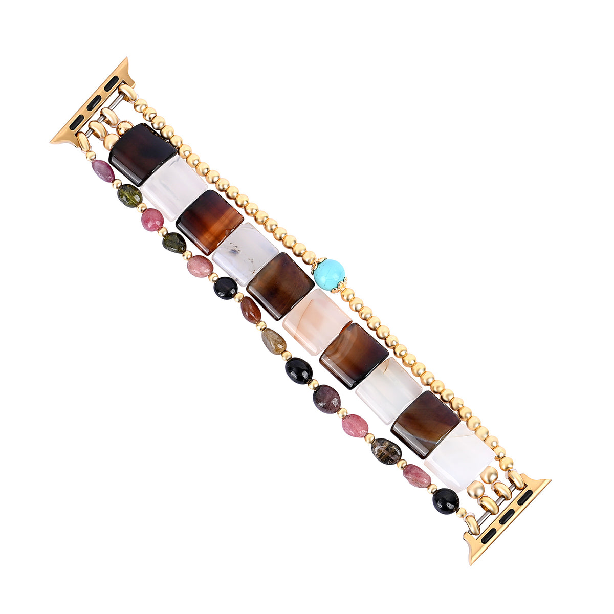 Midnight Bloom Tourmaline Stretch Apple Watch Strap