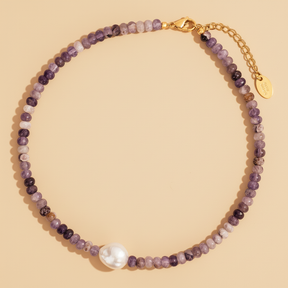 Amethyst Grace Pearl Necklace