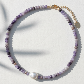 Amethyst Grace Pearl Necklace