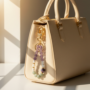 Amethyst Harmony Bag Charm
