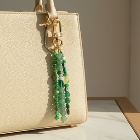 Green Aventurine Harmony Bag Charm