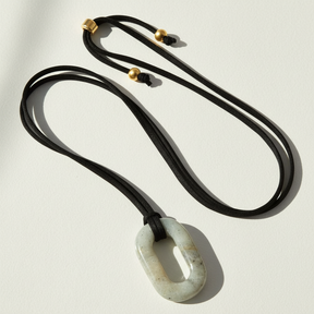 Suede Labradorite Serenity Necklace