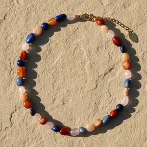 Radiant Harmony Stone Necklace