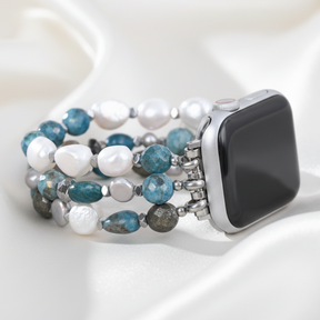Bohemian Frost Stretch Apple Watch Strap