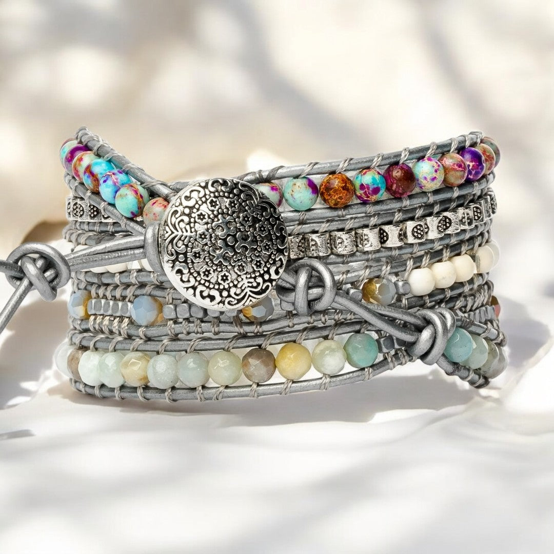 Healing Turquoise Protection Wrap Bracelet