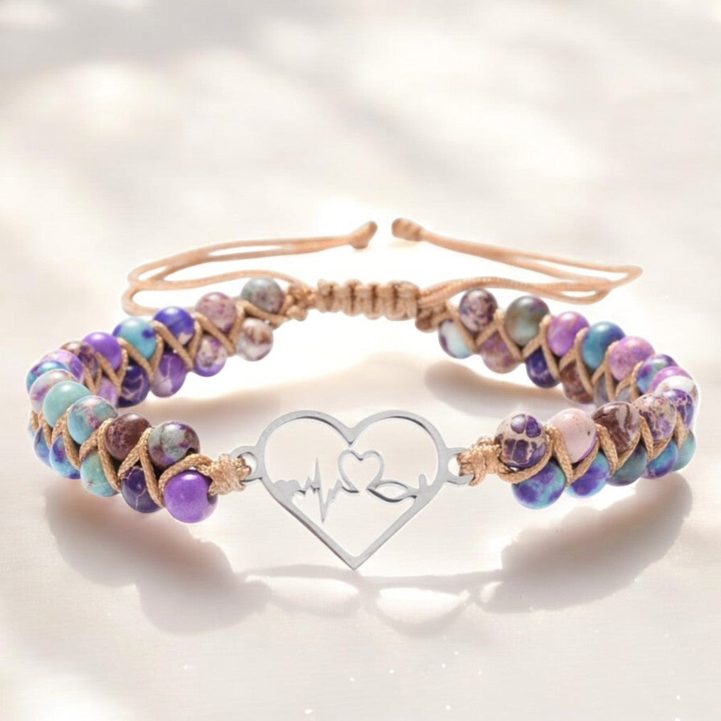 Heartbeat Charm Healing Bracelet