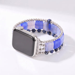 Golden Hour Agate Stretch Apple Watch Strap