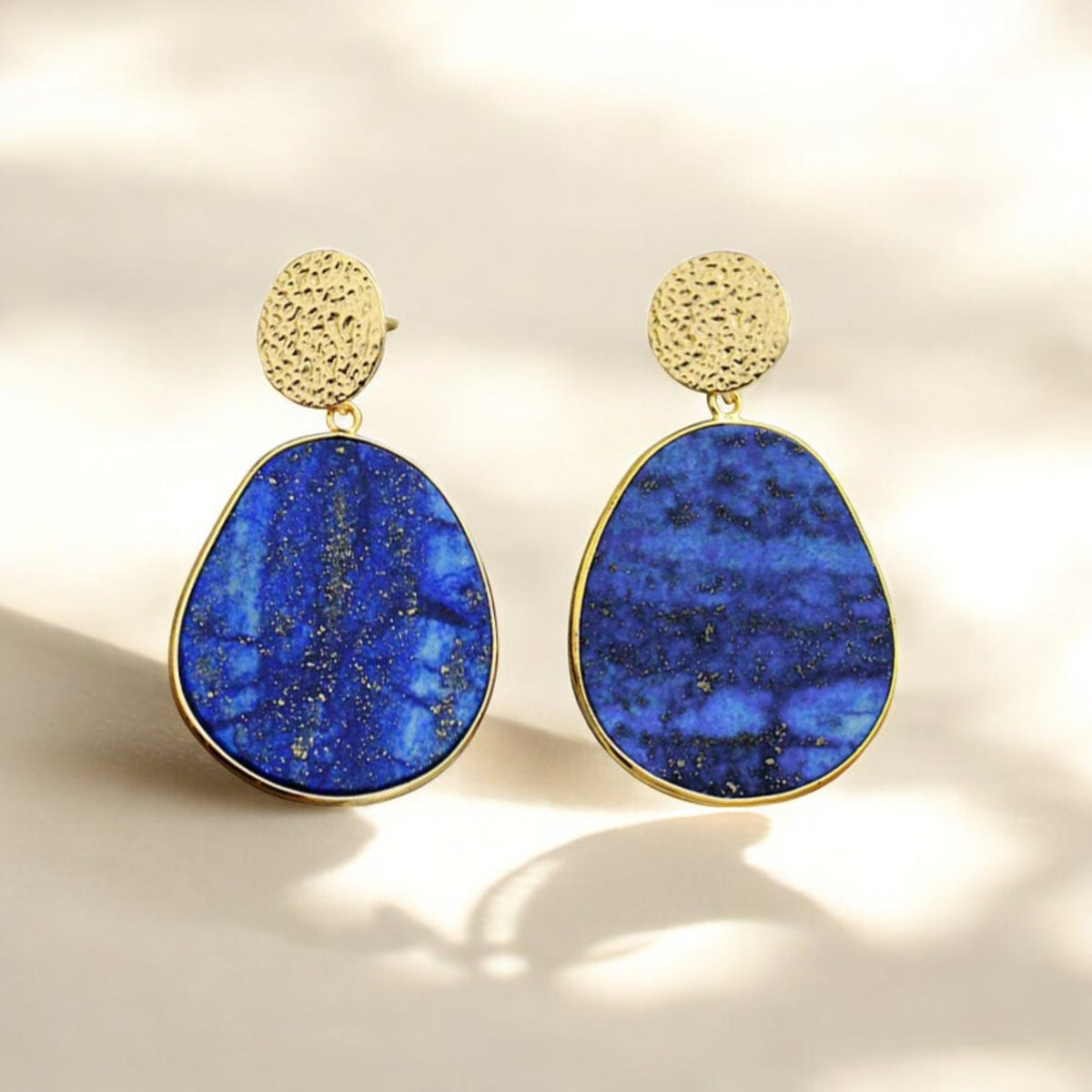 Lapis Lazuli Protection Drop Earrings