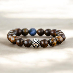 Men's Bronzite Tibetan Bracelet