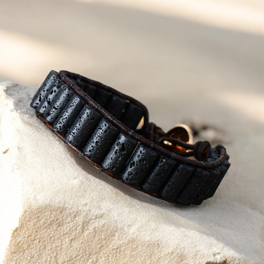Men's Lava Stone Bracelet