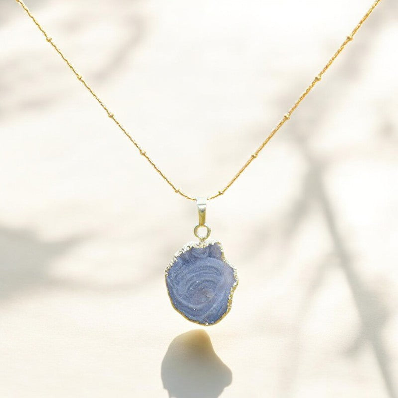 Natural Agate Stone Necklace