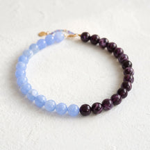 Chunky Blue Beaded Necklace