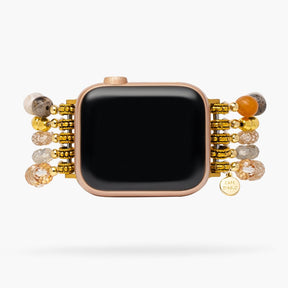 Dark Champagne Stretch Apple Watch Strap - Cape Diablo