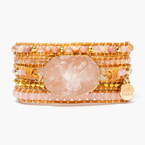 Golden Rose Quartz Bracelet - Cape Diablo