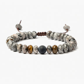 Men's Jasper & Tiger Eye Bracelet - Cape Diablo