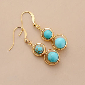 Turquoise Dangle Earrings - Cape Diablo